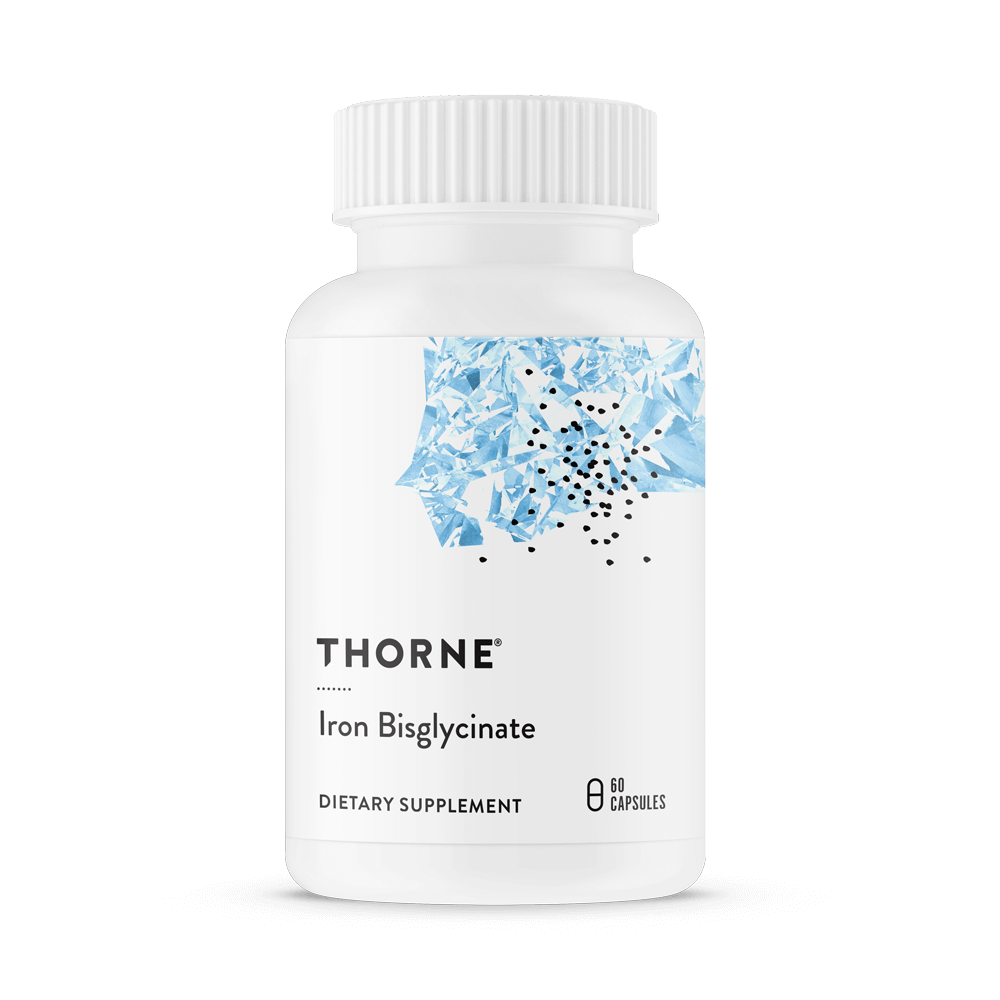 Thorne Iron Bisglycinate | Iron Supplement | Gentle on Stomach – Strive ...