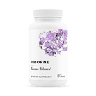a white bottle of thorne supplements containing 60 capsules of stress balance
